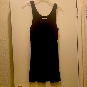 Basic black tank dress